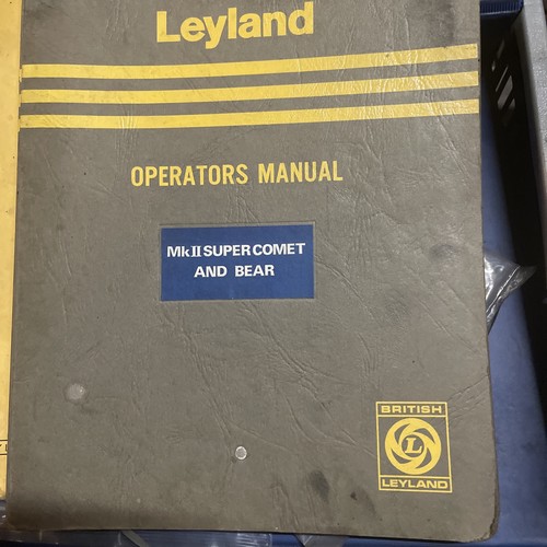 Leyland super comet manual - super,
