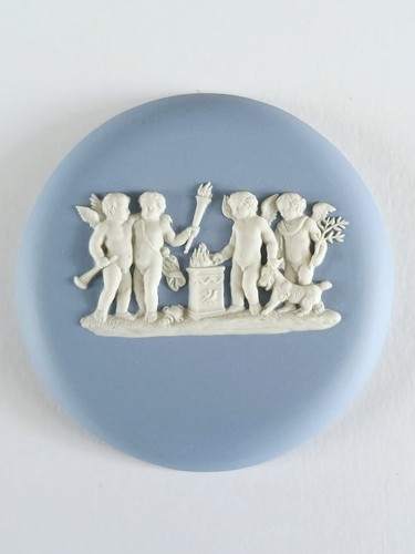 Wedgwood blue jasper plaque - wedgwood,