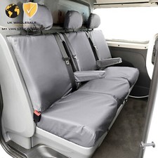 FIAT SCUDO X MODEL SEAT COVERS REAR TAILORED (2022 ONWARDS) GREY 422