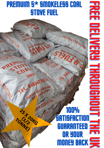 Smokeless coal high heat - coal,