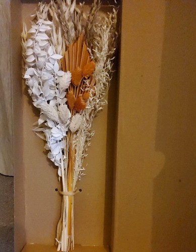 Large dried floral flower - floral,