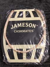 Jamesons Whiskey Caskmates Plaque Barrel Shaped 6” By 5” Pub Bar