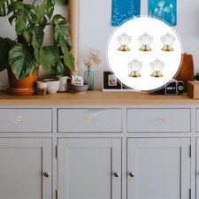  5 Pcs Cabinet Pulls Crystal