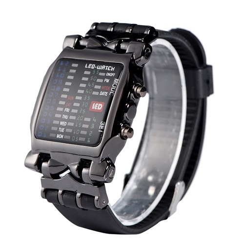 Led binary watch accurate - binary,