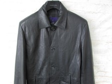 ZARA MENS  3/4 LENGTH LEATHER JACKET UK SIZE SMALL / JC6181