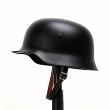 Wonderful 1PC Black WW2 German Elite WH Army M35 M1935 Steel Helmet Stahlhelm UK