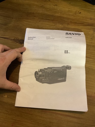 Sanyo rz1p 8mm - vm-rz1p,