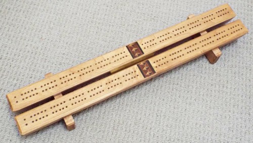 Cribbage board handmade and - handmade,