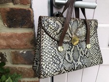 Vintage Snakeskin Handbag