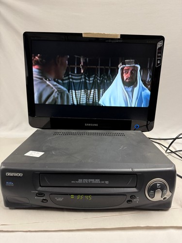 Daewoo blue diamond vhs vcr - blue,