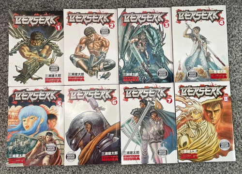 Berserk manga lot - lot, 1-8