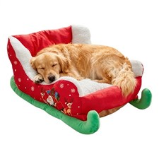 Christmas Dog Bed Plush