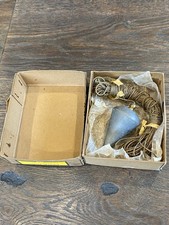 Vintage Plumb Bob with Fine String Never Used. Original Box and Contents