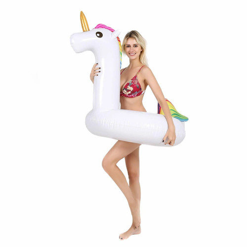 Giant unicorn flamingo float - unicorn,