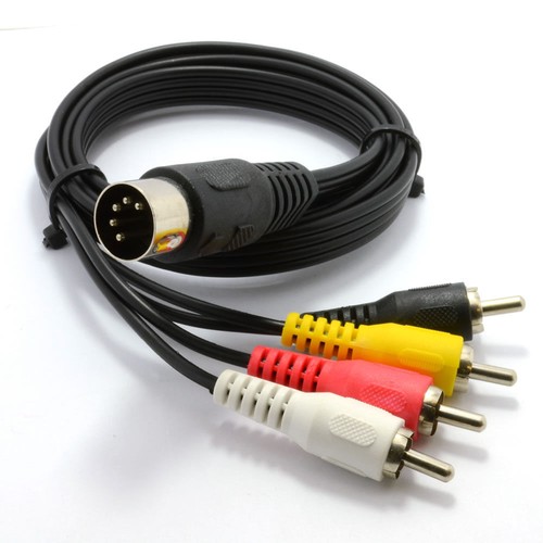 Pin male din plug - pin, 4