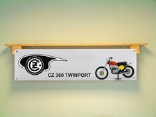 CZ 360 Banner Motorcycle