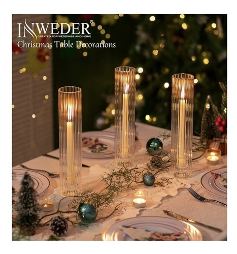 Inweder hurricane candle glass - hurricane,