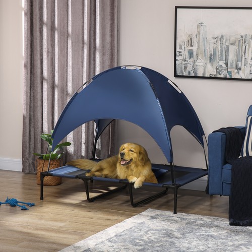 Pawhut 122cm elevated dog - elevated, bed