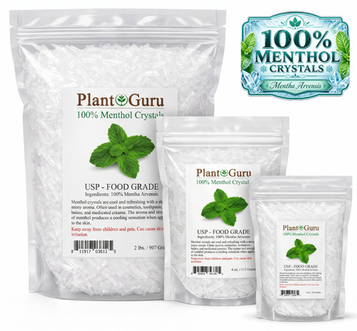 Menthol crystals mentha - menthol,