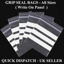 Resealable Zipper Grip Seal