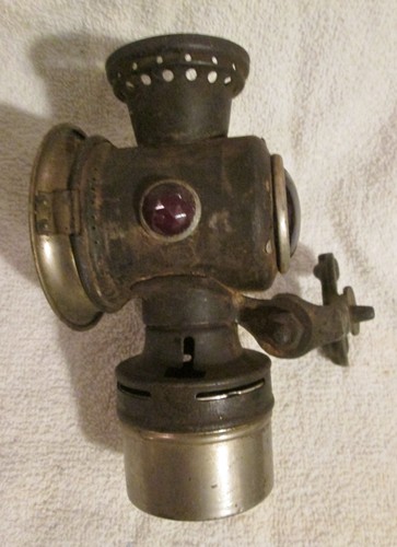 Antique oil carbide - ?, bicycle