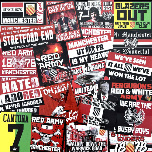 100 united stickers inspired - united,