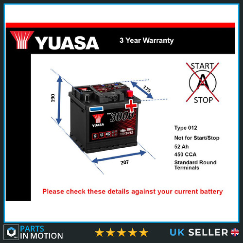 Battery fits mazda mx5 2 - battery,