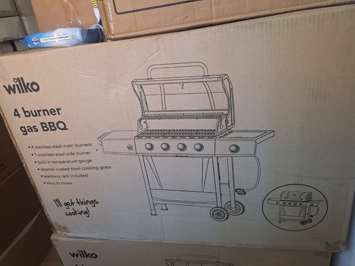 Wilko burner gas bbq with - gas,