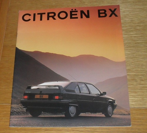 Citroen brochure 1992 bx - citroen,