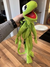 Kermit The Frog mini BackPack Bag Soft Toy Muppets Disney Store 2012 45cm long 