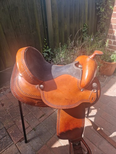 Western saddle made - western,