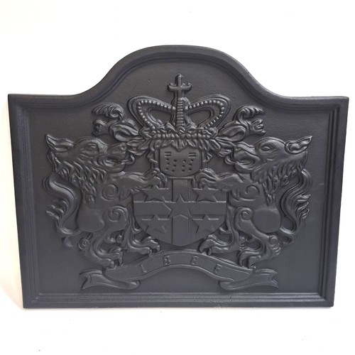 1885 lions cast iron - iron, back