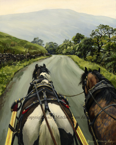 Gypsy caravan fine art print - caravan,