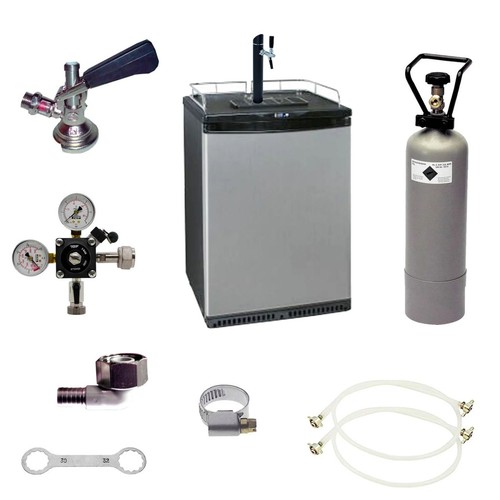 Complete keg fridge beer bar - keg,