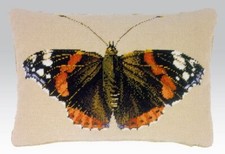 EHRMAN RED ADMIRAL butterfly ELIAN McCREADY tapestry needlepoint kit RARE