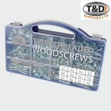 Timco 1140pcs Assorted Wood