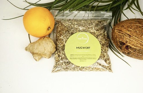 Mugwort dried herb tea high - mugwort,