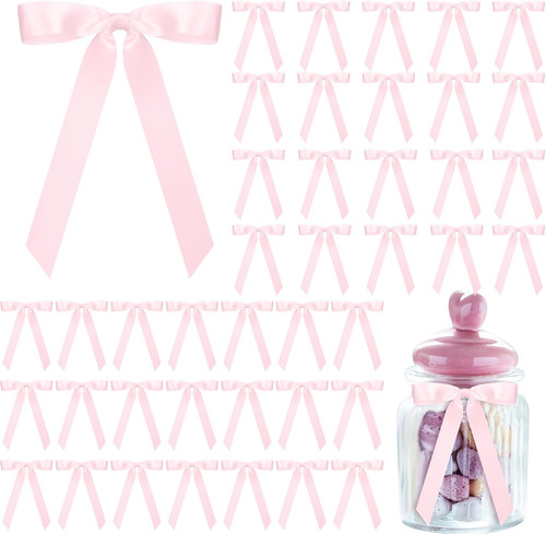Pcs pink satin - pink, ribbon