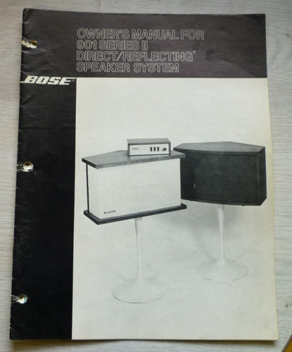 Original bose 901 15 page - ii,
