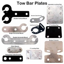 *Trailer Tow Bar Electric Plates Brackets Bumper Protector Levelling Plates