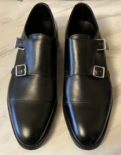 NEW John Lobb “William” Black Double Monk - UK 7E