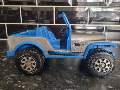 Tonka jeep silver and - jeep,