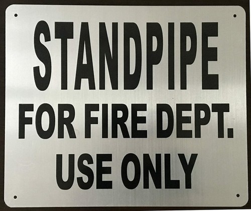 Standpipe for fire department - for,