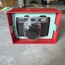 HOLGA 135FC Black Silver Lomo 35mm Film Camera Built-In Flash 135 FC Holga