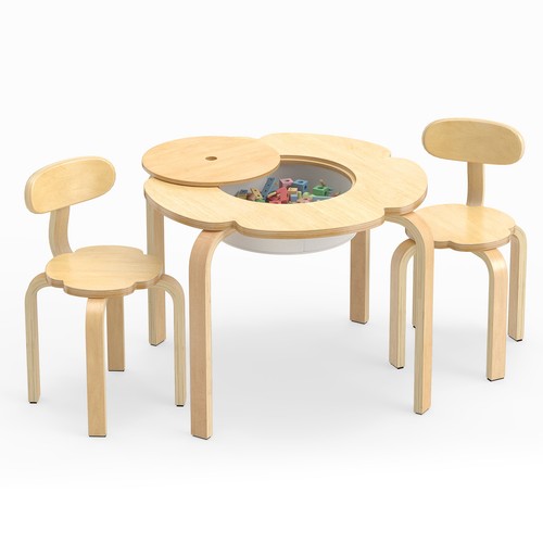 Kids flower table and chairs - kids,