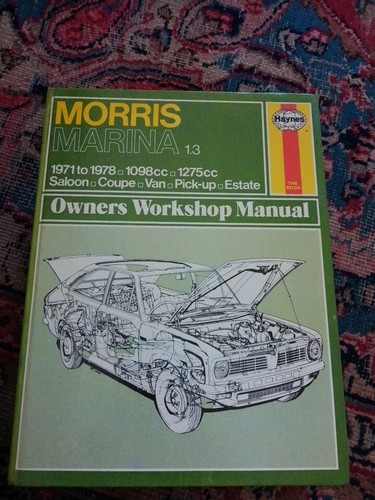 Haynes manual morris marina - haynes,