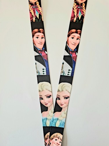 Disney frozen lanyard black - disney,