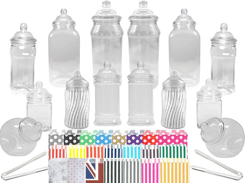Plastic sweet jars 7 - jars,,