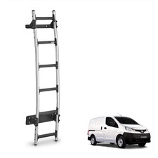 Nissan NV200 Rhino Rear Door Ladder for 2009-2021?6 Anti-Slip Steps
