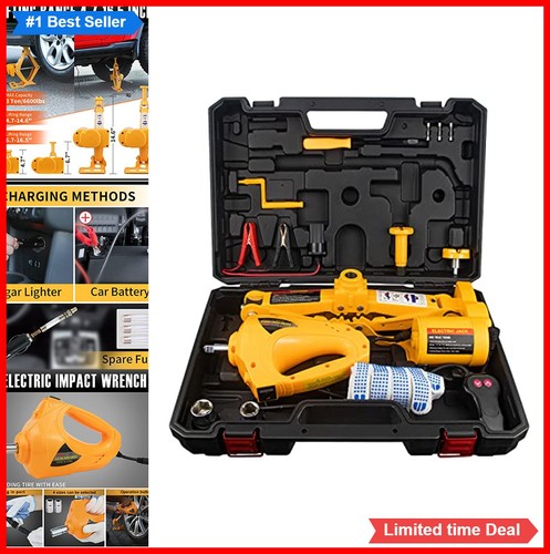 Electric scissor car jack kit - electric,